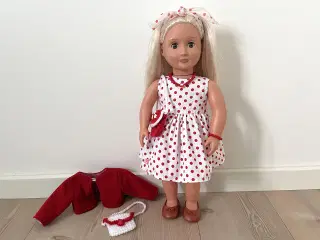 Dukke, Our Generation inkl, tilbehør