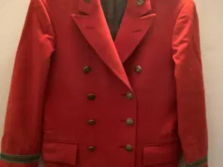Original rød postjakke
