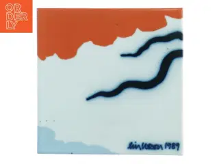 Dekorativ fajance flise (str. 20 gang i 20 cm)