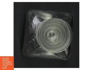 Gennemsigtig glaskaraffel med prop (str. 19 x 9 cm)