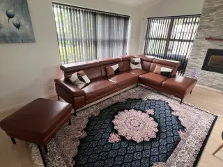 Chaiselongsofa i Læder