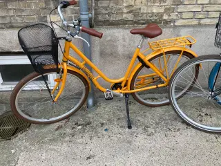 Dame cykel, gul