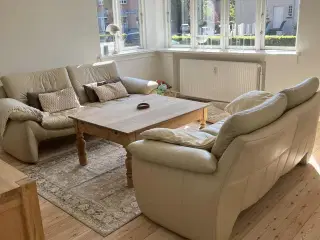 Flotte lædersofaer 2+3