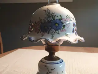 Bordlampe i porcelæn