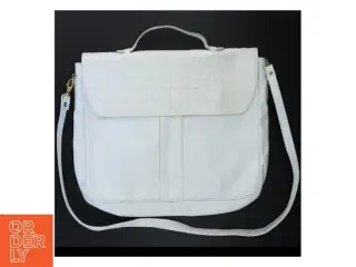 Hvid skuldertaske (str. 41 x 28 cm)