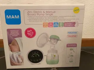 Elektrisk og manuel brystpumpe 