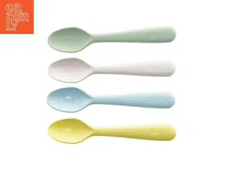 Pastelfarvede Baby Skeer fra IKEA (str. 16 cm)