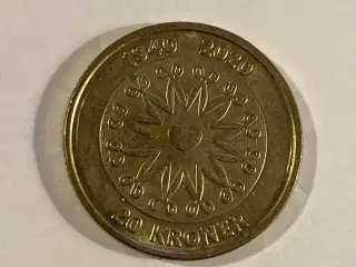 20 Kroner - Dronning Margrethe II, 80 års fødselsdag 2020