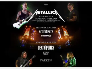 Metallica ståpladser