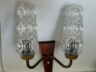 Vintage Db. Lampet med glas