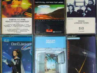 Originale musik album på kassettebånd