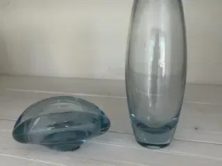 Holmegård askebæger og vase 
