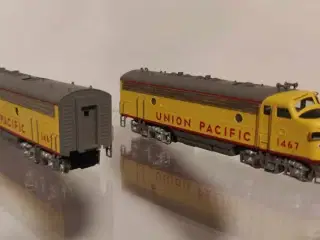 N skala. Key Model Import. Union Pacific F7A/B.
