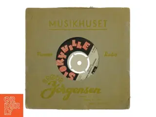 Single vinylplade med papircover (str. Ø 17,5 cm)