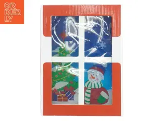 Dekorativt vindue med lys fra Rohs (str. 30x22x3,5 cm)