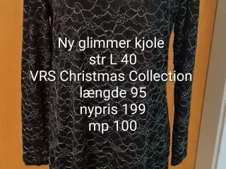 Ny glimmer kjole str L 40