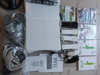 Nintendo Wii with balance board & games