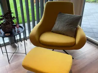 Loungestole og fodskammel