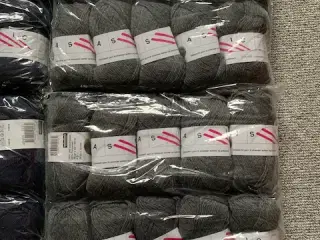 20 ngl Basic grå 75% uld 25% polyamid superwash