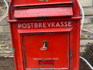 Postkasse fra post Danmark 1974