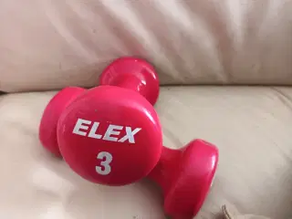 2 Håndvægte a 1,5 kg Elex3