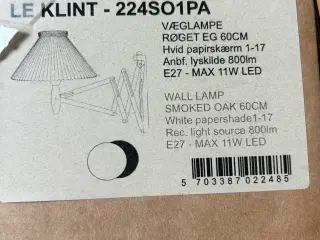 Le Klint Sakselamp 1/17 224 røget eg