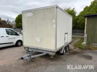 Toilet- og badeskur Variant De Forenede Trailerfabrikker V