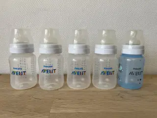AVENT 260 ml sutteflasker med sut str. 2 eller 3. 