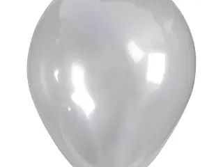 Balloner, runde, diam. 23 cm, transparent, 10stk./ 1 pk.