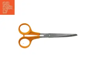 Saks med orange håndtag fra Fiskars (str. 17 cm)