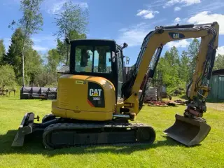 CAT 305E2 gravemaskine med Rototilt og redskaber - 4