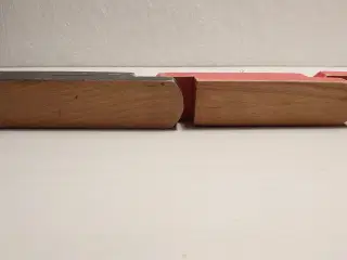 Gammelt sjældent slæbetog/flattrain m. 5 vogne