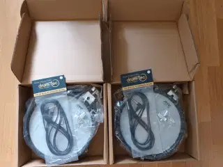 2 x ATV xD-P10M – 10" Mesh Head Snare/Tom + Kabel 
