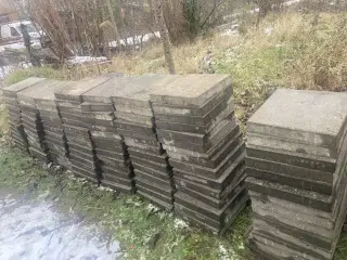 fliser 100 styk beton, nemme at læsse