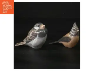 Porcelænsfuglefigurer