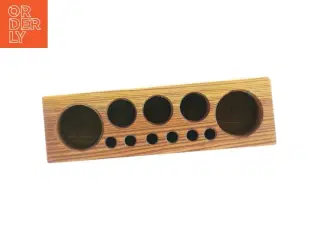 Træ kuglepenholder fra Peg and Awl (str. 25 x 8 cm)