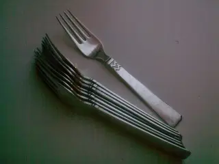 Salatgaffel 8 STK. vintage ATLA frokostgaffel
