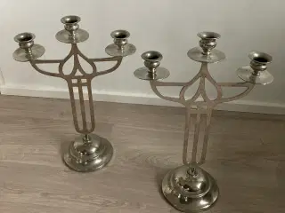 2 Art Deco lysestager