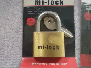 Hængelåse 2 størelser