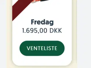 Søger 1 stk fredags billet til SMUKFEST