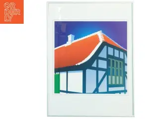Indrammet billede af Skagen hus (str. 41 x 30 cm)
