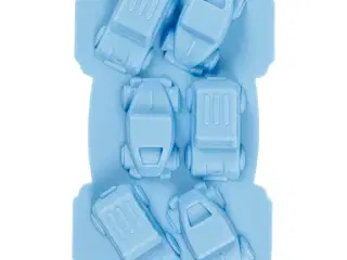 Silikoneform, biler, H: 2,5 cm, L: 3 cm, B: 4,5 cm, 12,5 ml, 1 stk.
