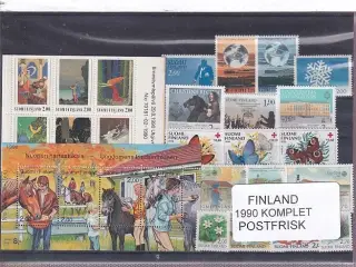 Finland - 1990 Komplet - Postfrisk
