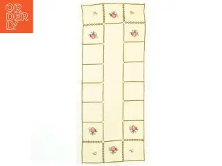 Bordløber med broderi (str. 54x24 cm)