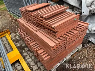 Tegl Komproment til facade eller tag Cirka 180 styk