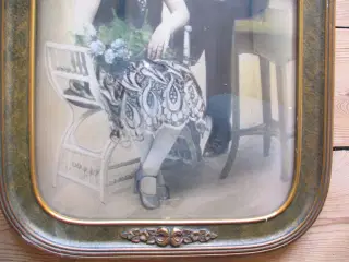Fotografi, gammelt. Håndkoloreret