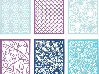 Blondekarton A6, 24 stk. i 4 farver, 200 g