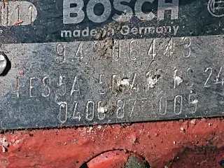 Bosch indsprøjtnings pumpe 
