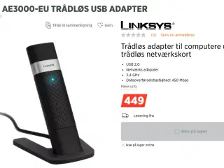 Linksys AE3000 trådløs USB adapter