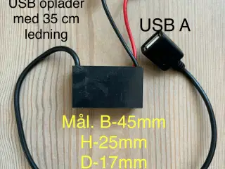 USB lader til mc eller scooter